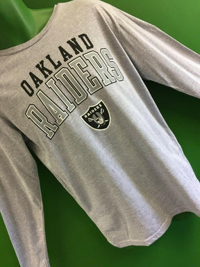 NFL Las Vegas (Oakland) Raiders Fanatics Grey L/S T-Shirt Men's Medium NWT