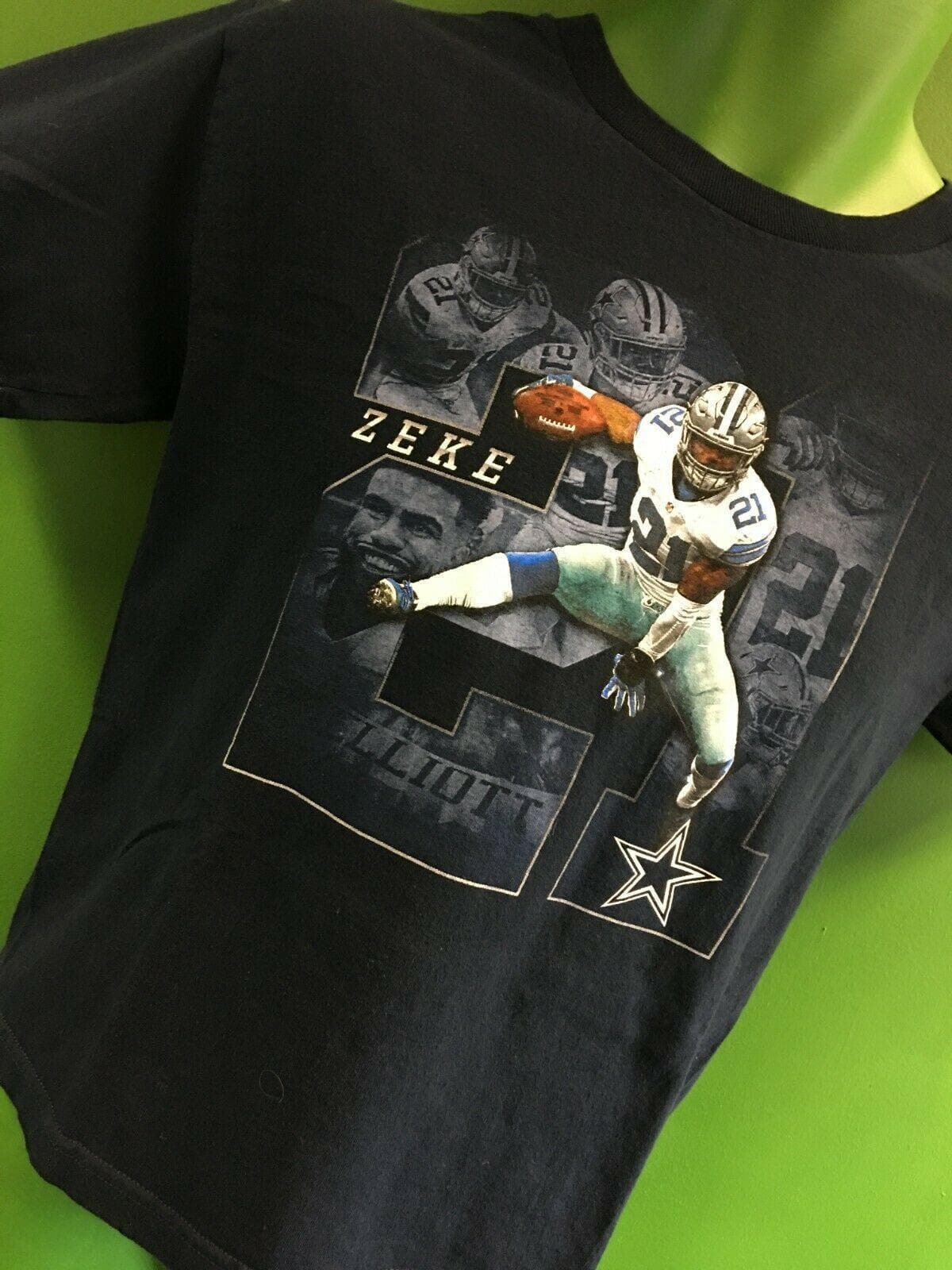NFL Dallas Cowboys Ezekiel Elliot #21 T-Shirt Youth Large 14-16