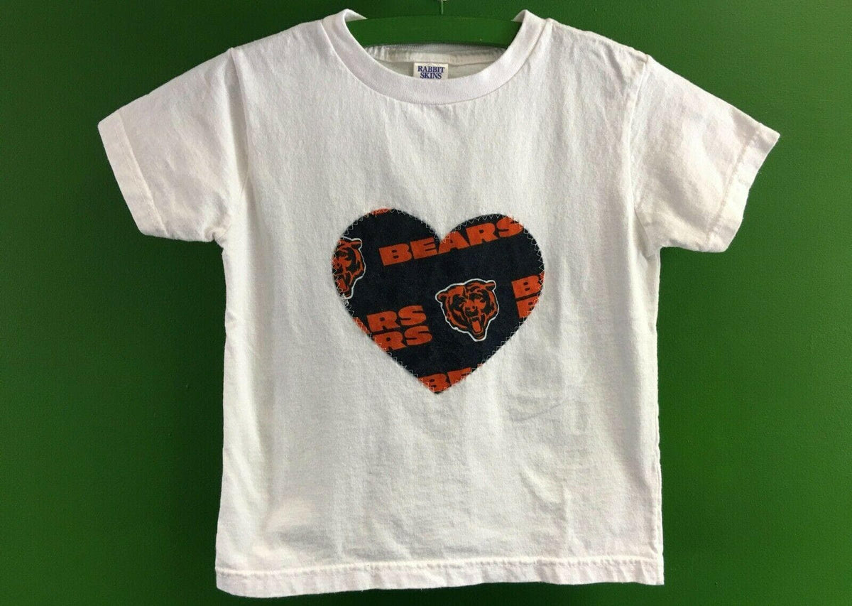 NFL Chicago Bears Heart T-Shirt Youth X-Small 5-6