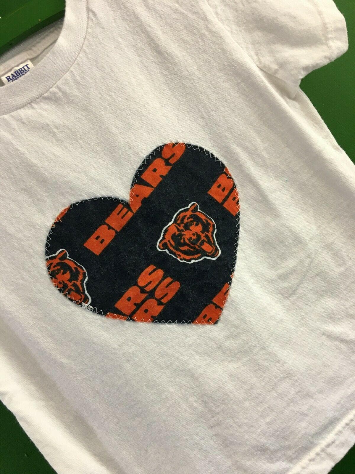 NFL Chicago Bears Heart T-Shirt Youth X-Small 5-6