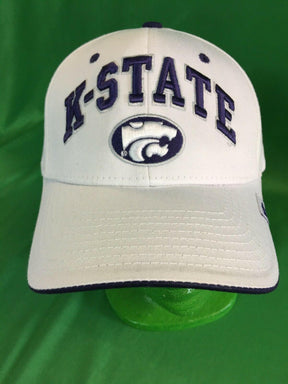 NCAA Kansas State Wildcats Zephyr White Strapback Hat/Cap OSFM NWT