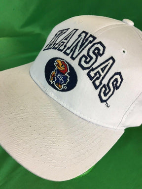 NCAA Kansas Jayhawks Zephyr White Snapback Hat/Cap NWT