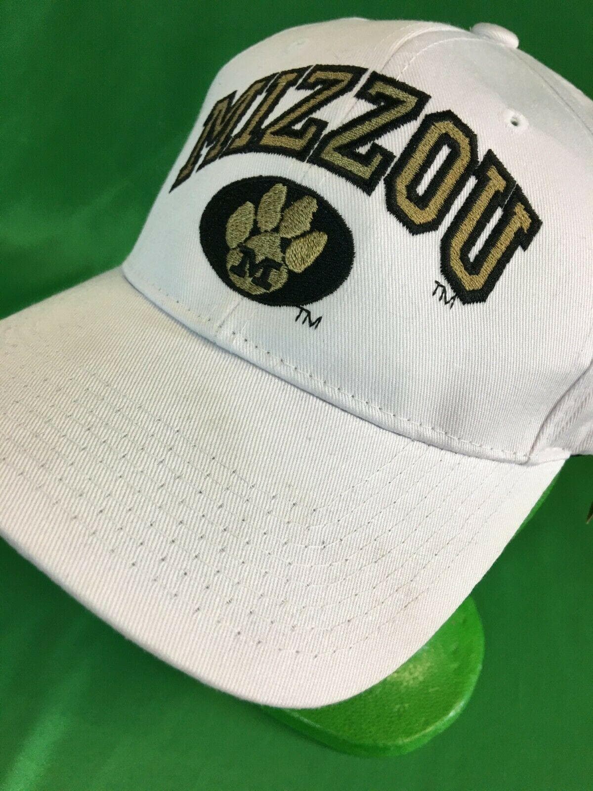 NCAA Missouri Tigers Zephyr White Snapback Hat/Cap OSFM NWT
