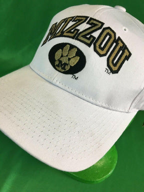 NCAA Missouri Tigers Zephyr White Snapback Hat/Cap OSFM NWT