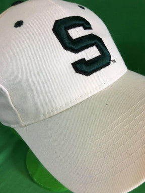 NCAA Michigan State Spartans Zephyr White Youth Hat/Cap 6-7/8 NWT