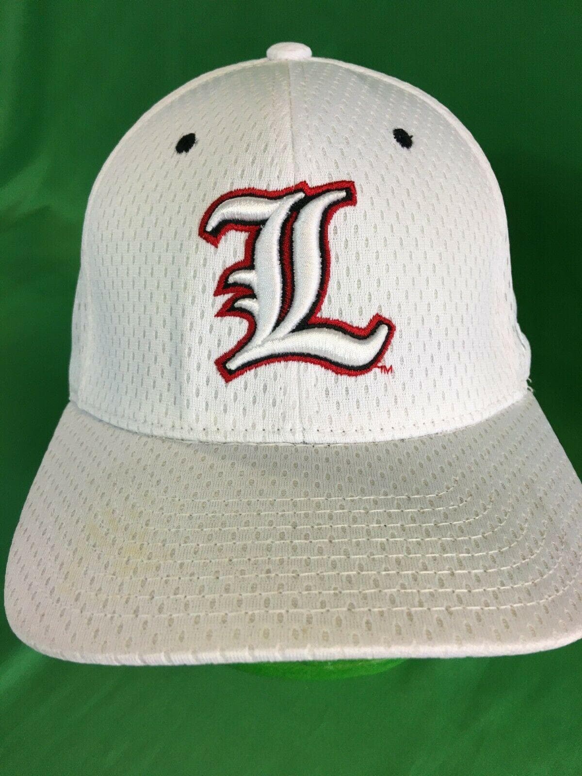 NCAA Louisville Cardinals Zephyr White Hat/Cap Medium/Large NWT