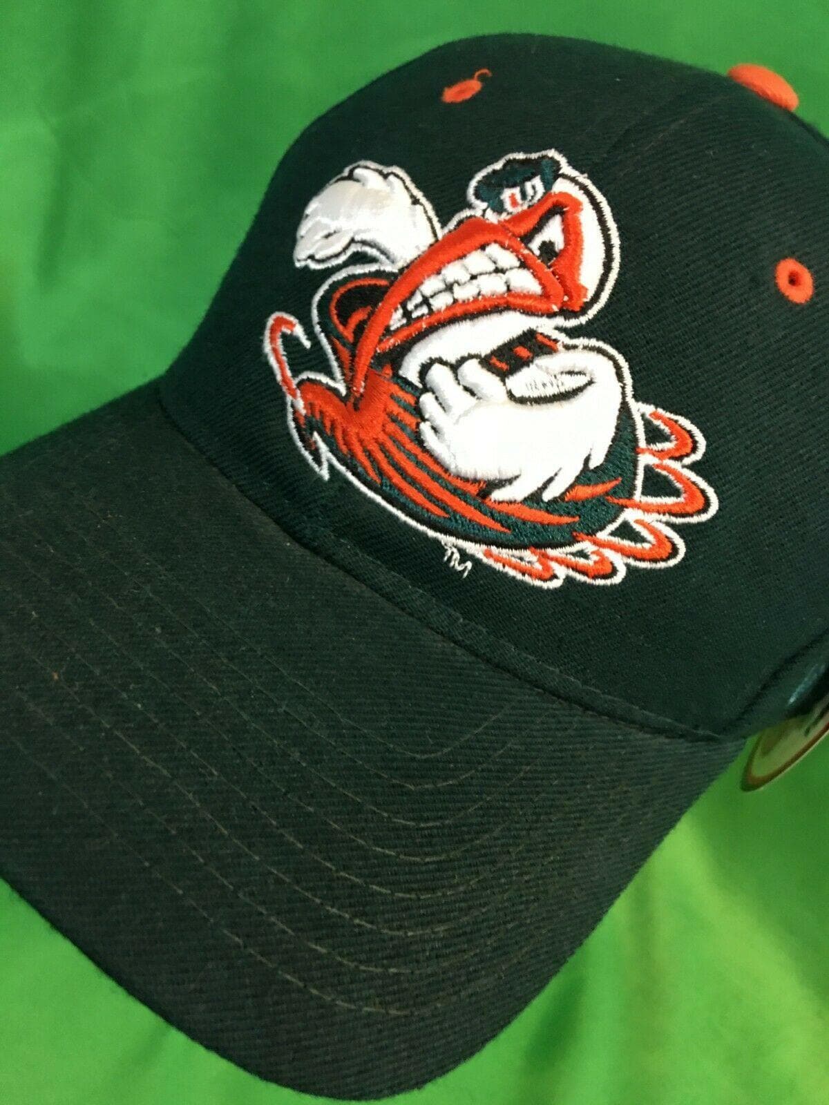 NCAA Miami Hurricanes Zephyr Hat/Cap Size 7 NWT