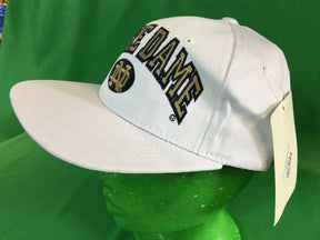 NCAA Notre Dame Fighting Irish Zephyr White Snapback Hat/Cap OSFM NWT