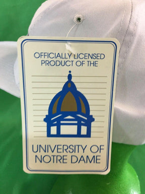 NCAA Notre Dame Fighting Irish Zephyr White Snapback Hat/Cap OSFM NWT