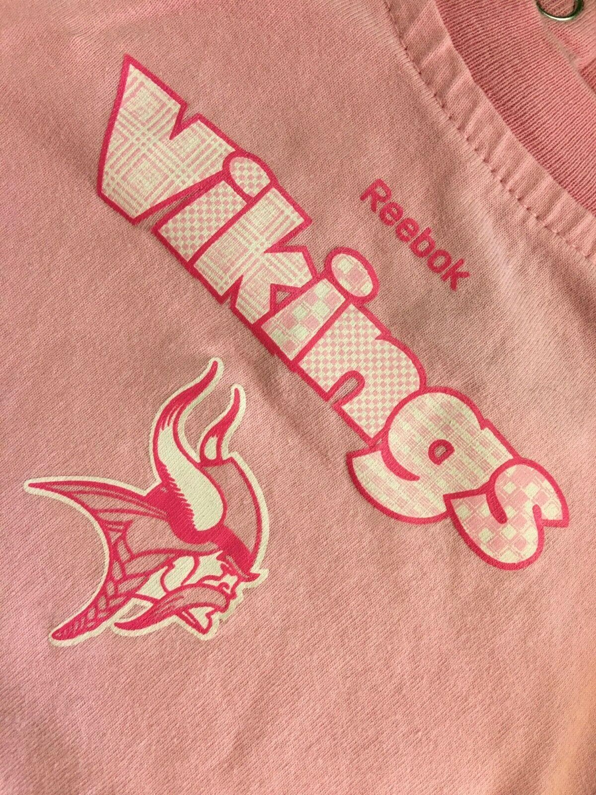 NFL Minnesota Vikings Pink Girls' Bodysuit/Vest Newborn 0-3 Months