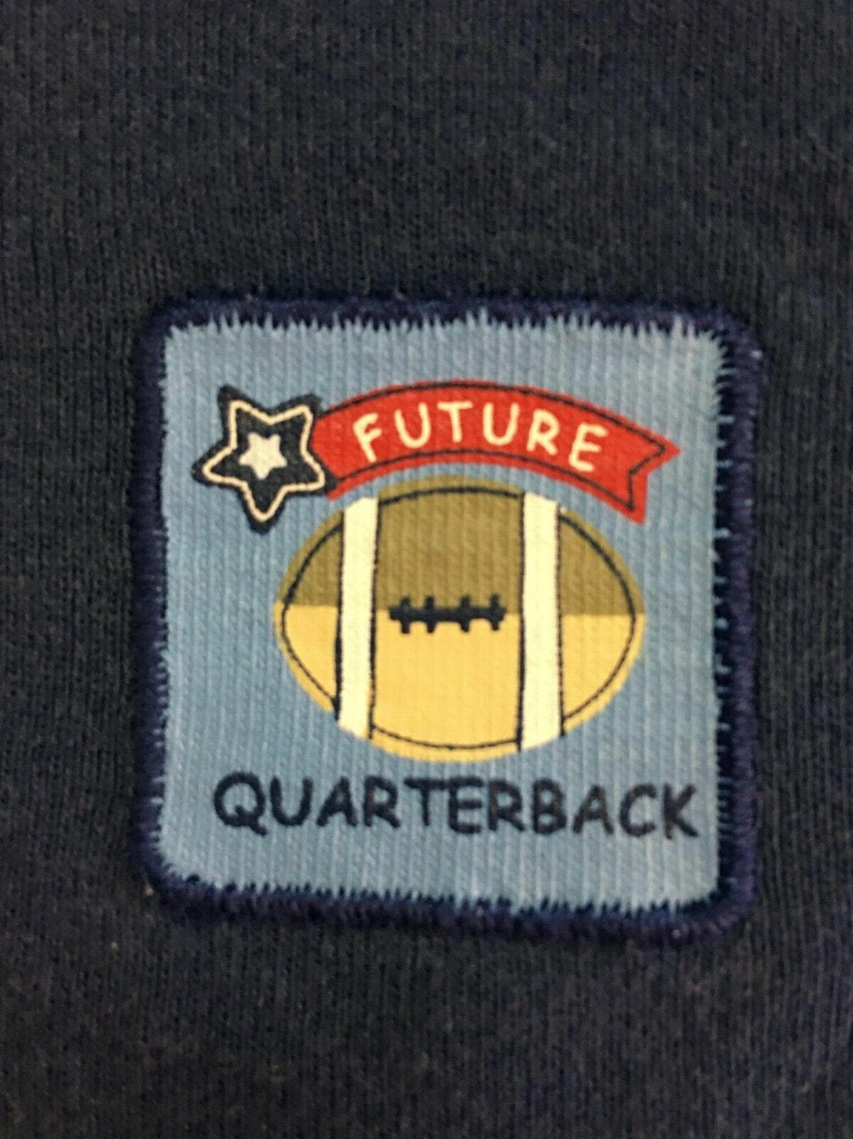 American Football "Future Quarterback" Bodysuit/Vest Infant 3 Months