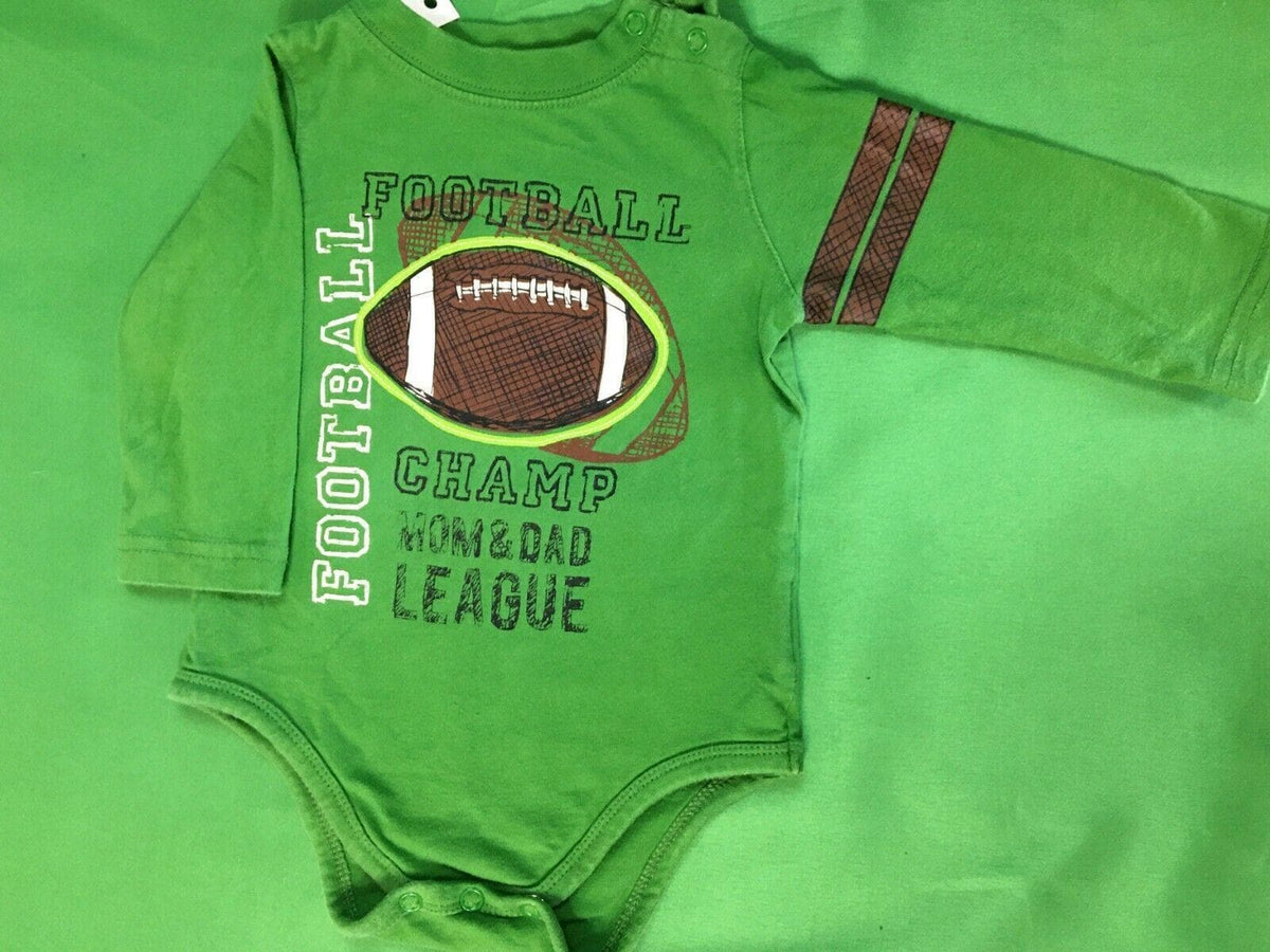 American Football Green "Champ" Bodysuit/Vest 6-9 Months