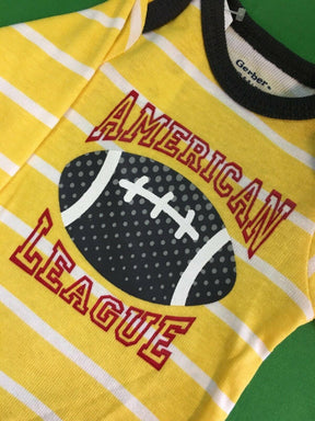 NFL NCAA American Football "American League" Bodysuit/Vest Infant Premature/Newborn NWT
