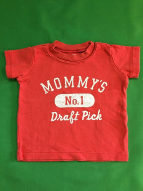NFL NCAA American Football "Mommy's #1 Draft Pick" T-Shirt Infant 3 Months