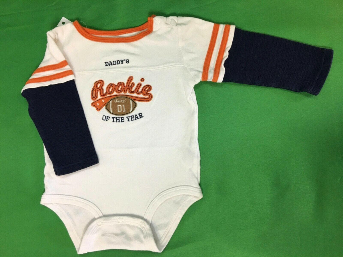 American Football "Daddy's Rookie of the Year" L/S Bodysuit/Vest Toddler 18 Months