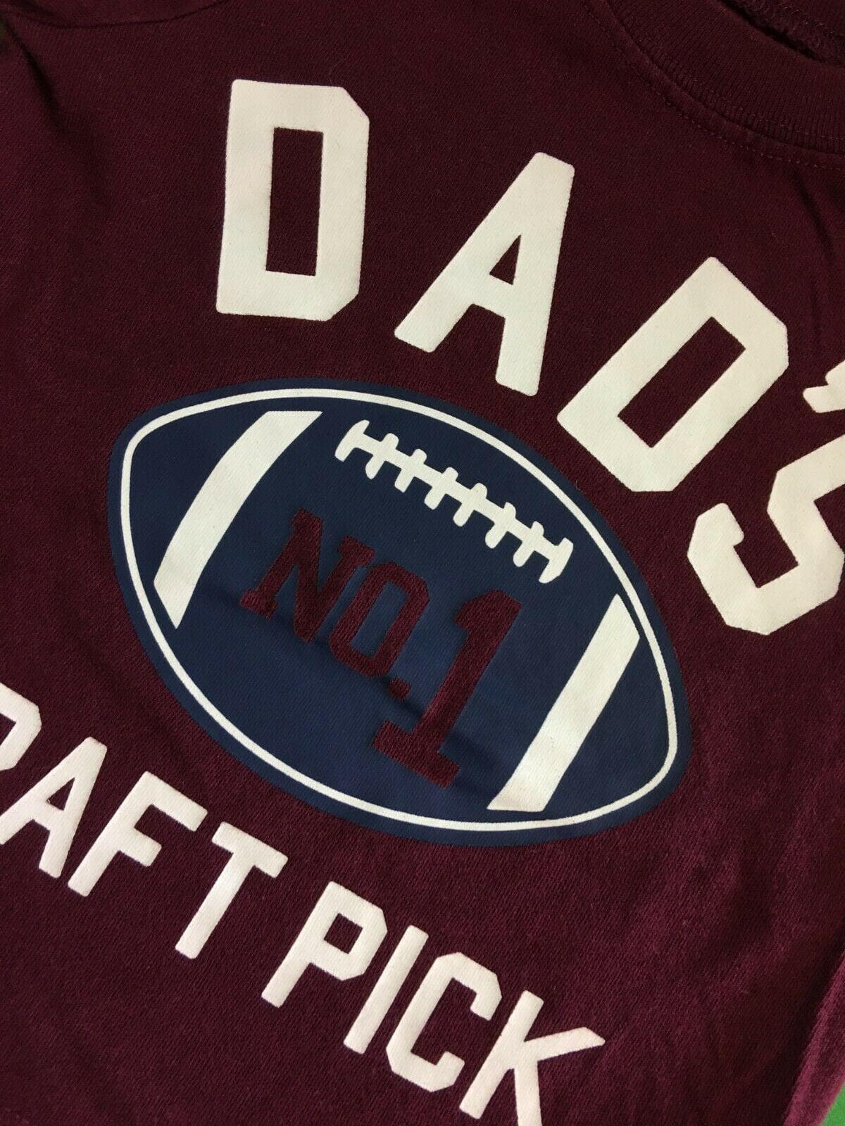 NFL NCAA American Football "Dad's #1 Draft Pick" T-Shirt 9 Months