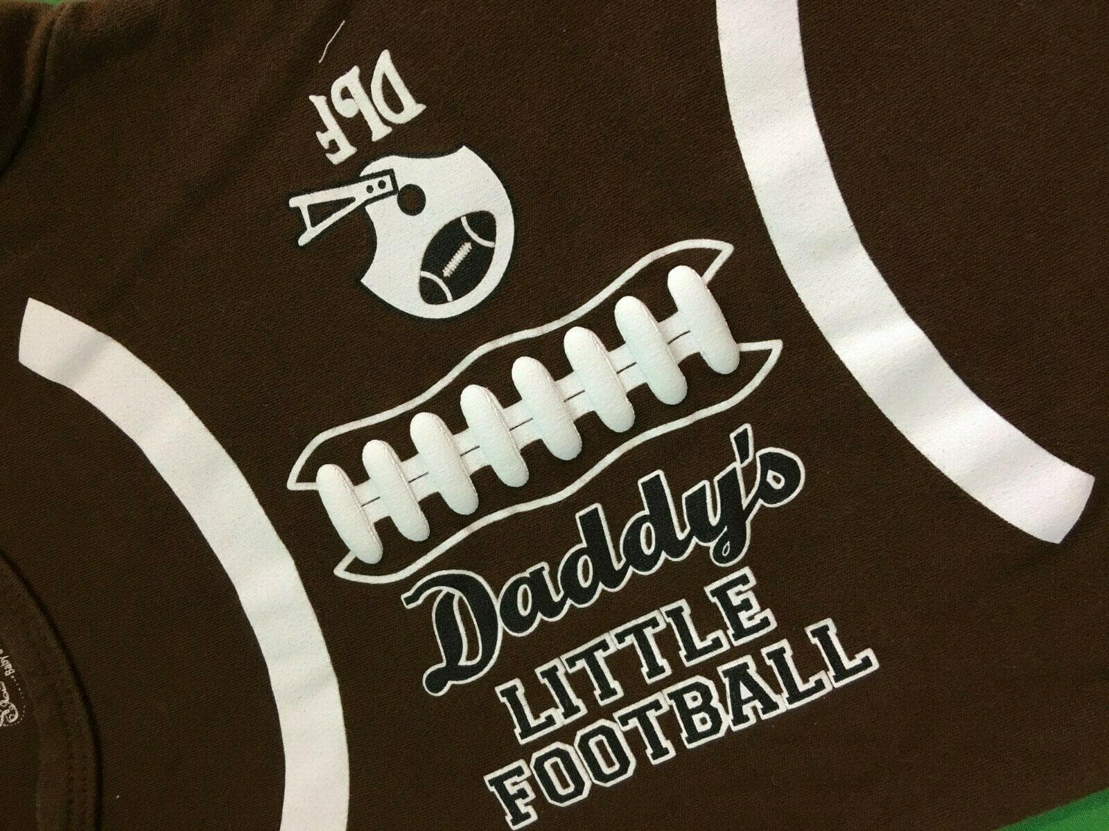 NFL NCAA American Football "Daddy's Little Football" Bodysuit/Vest Infant 12-18 Months