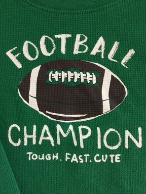 NFL NCAA American Football "Football Champion" L/S Thermal T-Shirt Toddler 5T