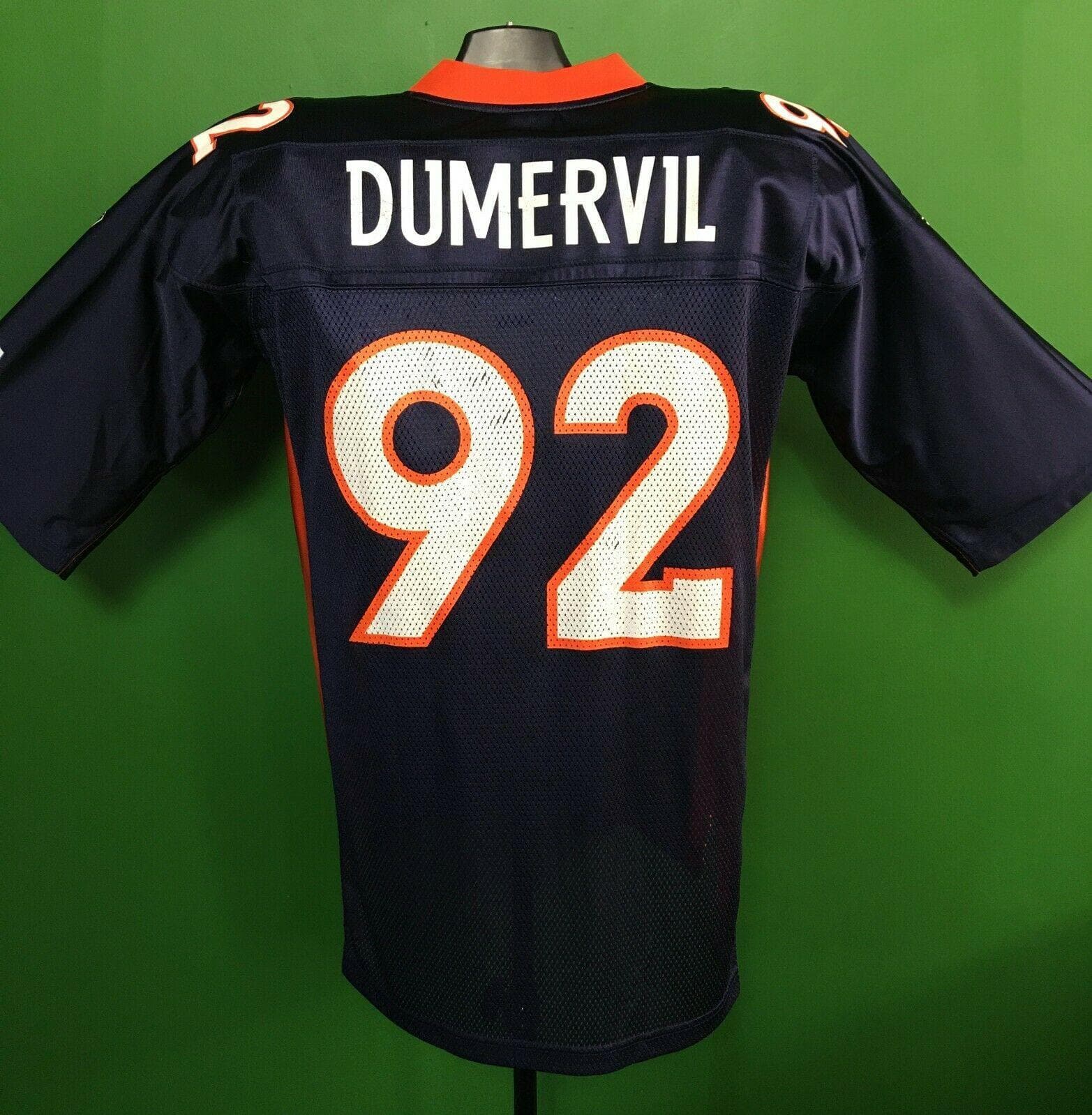 NFL Denver Broncos Elvis Dumervil #92 Jersey Men's Large