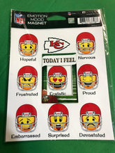 NFL Kansas City Chiefs Cool Novelty Emotion Mood Magnet NWT