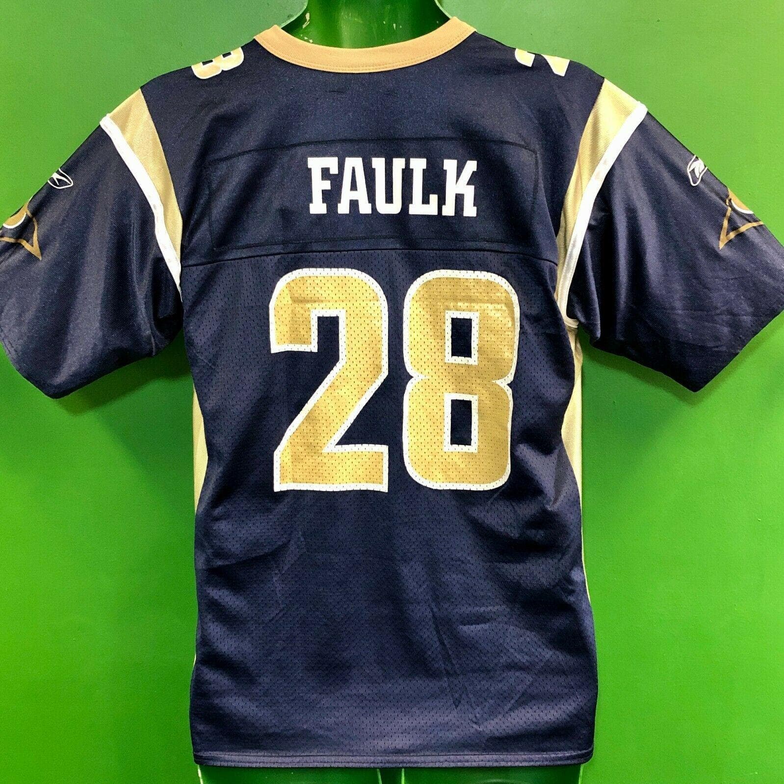 NFL, Shirts & Tops, Los Angeles Rams Faulk 28 Jersey Boys Size Large