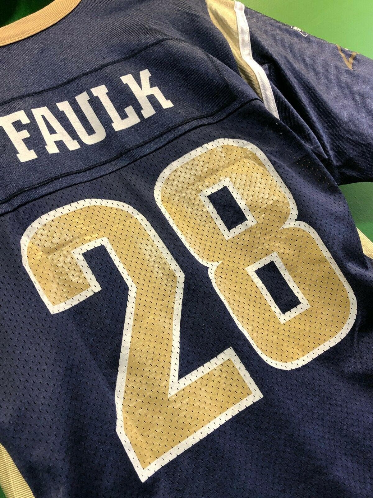 ST LOUIS RAMS MARSHALL FAULK FOOTBALL JERSEY SIZE LARGE 14/16