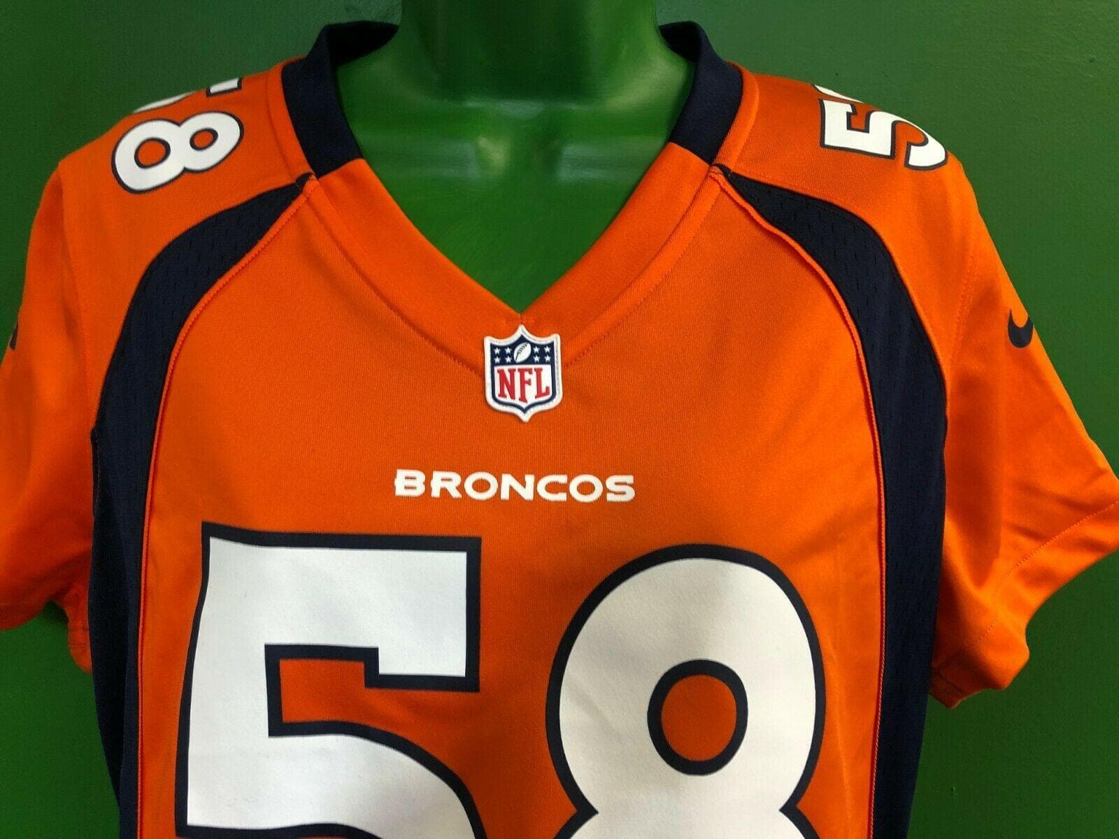 NFL Denver Broncos Von Miller #58 Game Jersey Women's Medium