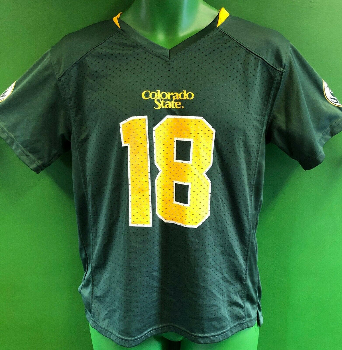 NCAA Colorado State Rams #18 Jersey Youth Large 12-14