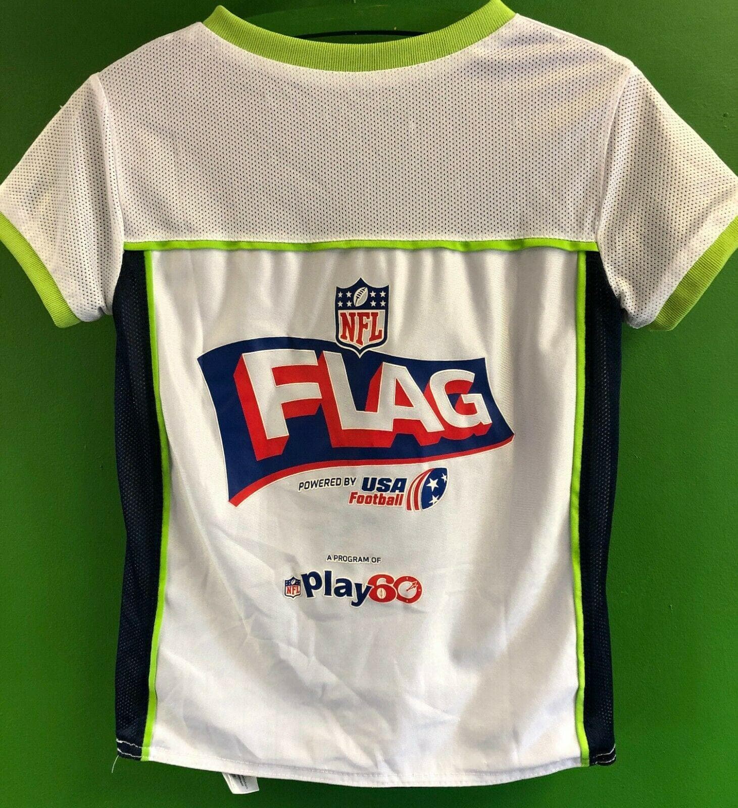 NFL Seattle Seahawks Reversible Flag Football Jersey Youth Small 6-8