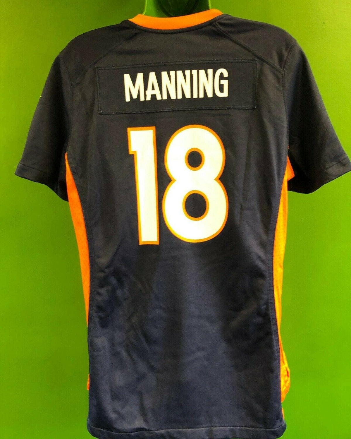 NFL Denver Broncos Peyton Manning #18 Game Jersey Women's Large