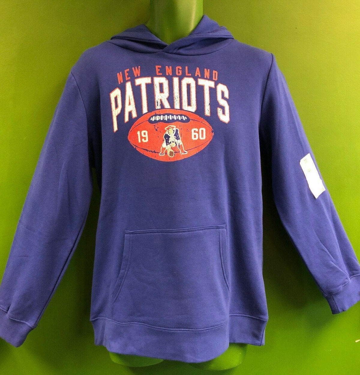 NFL New England Patriots Fanatics Throwback Hoodie Youth X-Large NWT