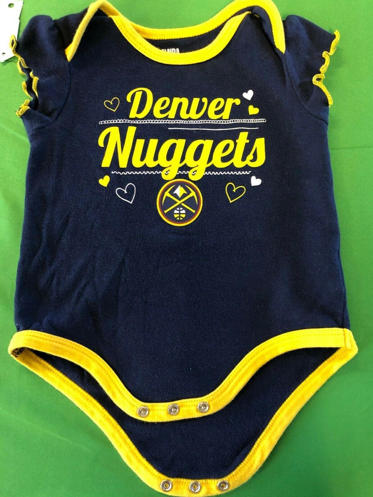 NBA Denver Nuggets Dark Blue Girls' Bodysuit/Vest 12 Months