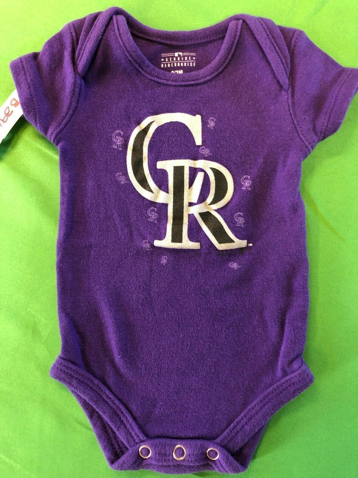 MLB Colorado Rockies Purple Bodysuit/Vest Newborn 0-3 Months