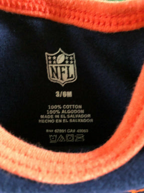 NFL Denver Broncos Xs and Os Bodysuit/Vest 3-6 Months
