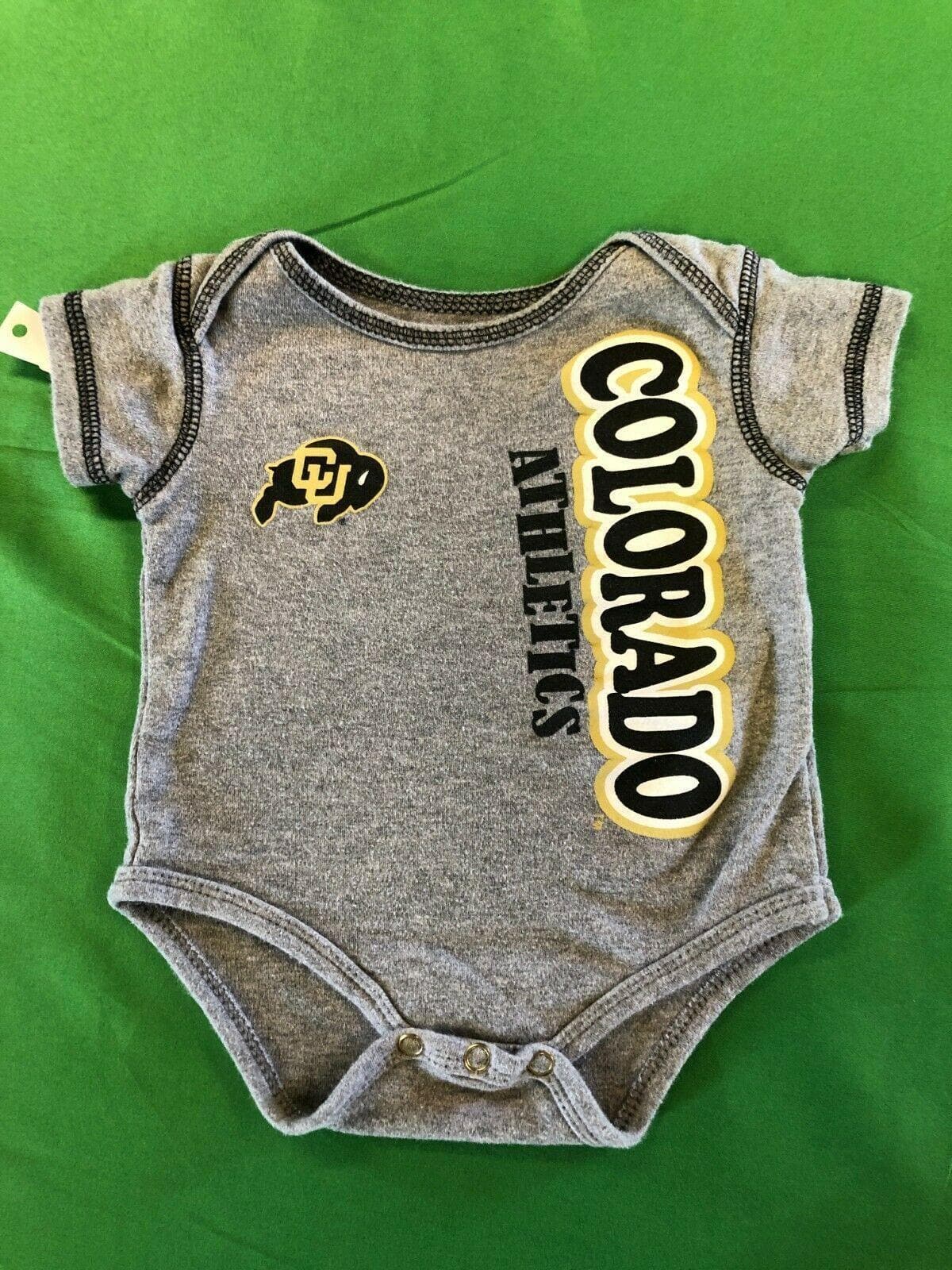 NCAA Colorado Buffaloes Grey Bodysuit/Vest Newborn 0-3 Months