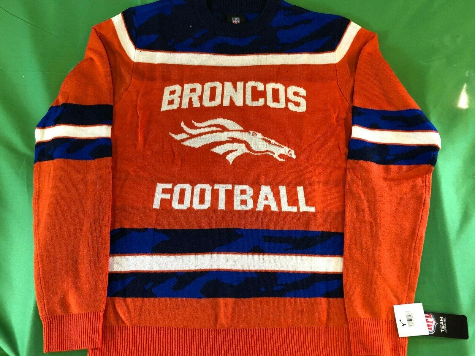 NFL Denver Broncos Orange Jumper Men's Medium NWT