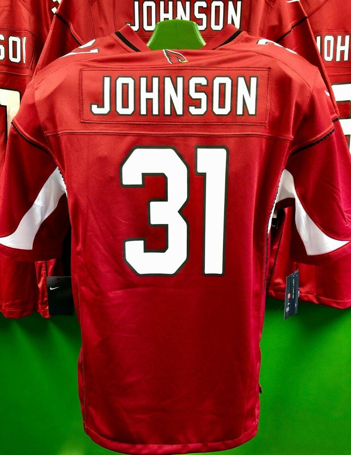 NFL Arizona Cardinals Johnson #31 Game Jersey Men's Large NWT