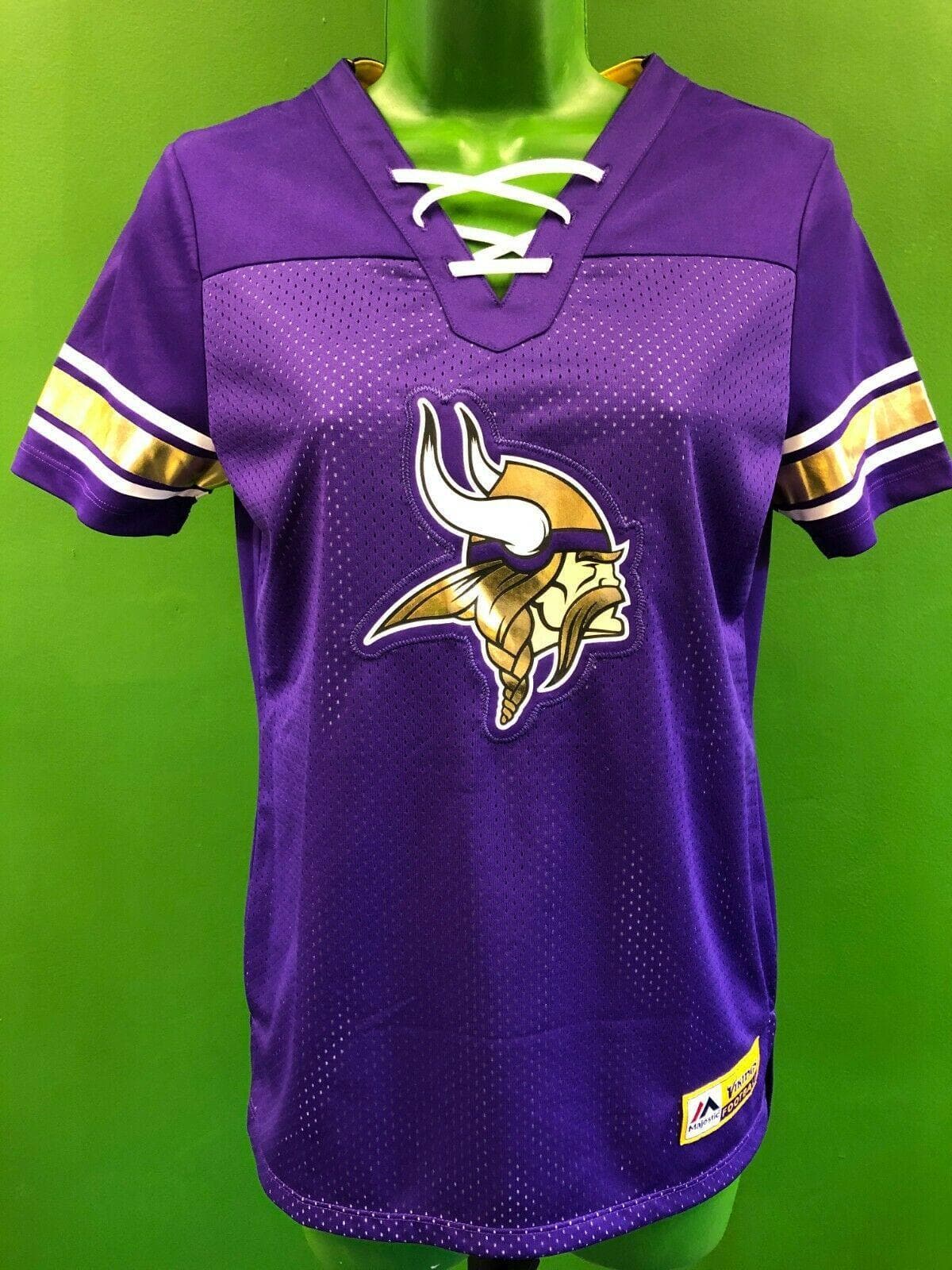 NFL Minnesota Vikings Football Draft Me Jersey Shirt Top Womens Sizes Nwt