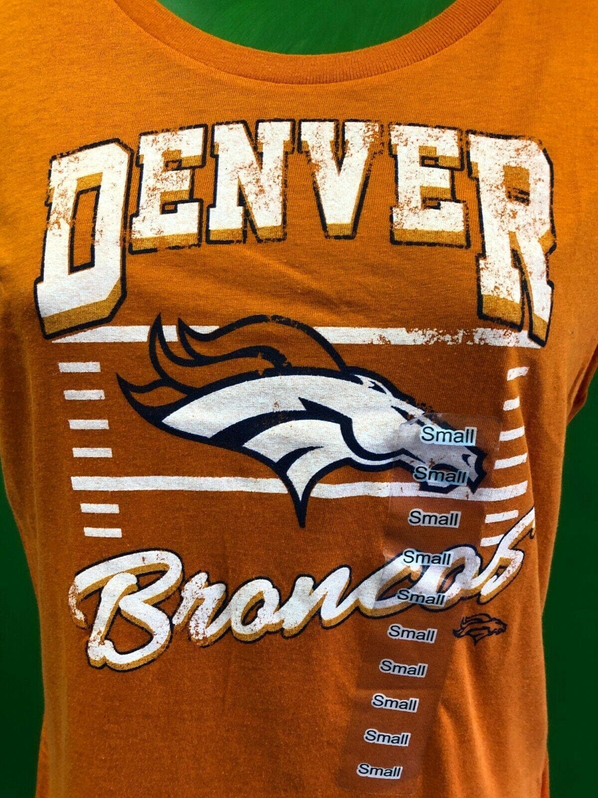 NFL Denver Broncos Weathered Look T-Shirt Women's Small NWT