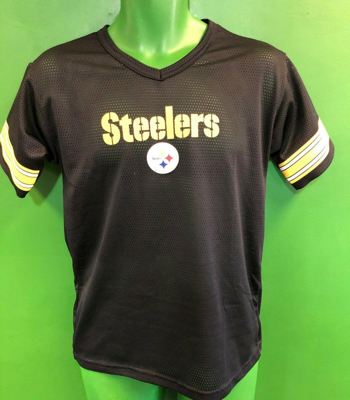 NFL Pittsburgh Steelers Franklin Mesh Jersey Top Youth Large 14-16