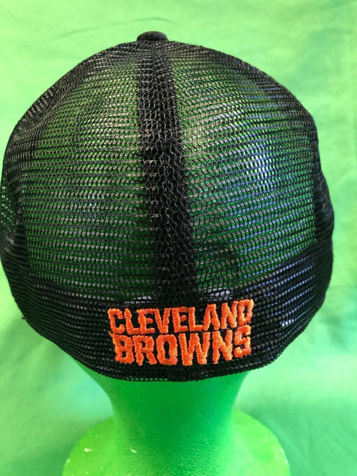 NFL Cleveland Browns New Era 59FIFTY Blackened Trucker Hat/Cap 7-3/8 NWT