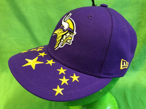 NFL Minnesota Vikings New Era 59FIFTY 2019 Draft Hat/Cap NWT 7-1/8