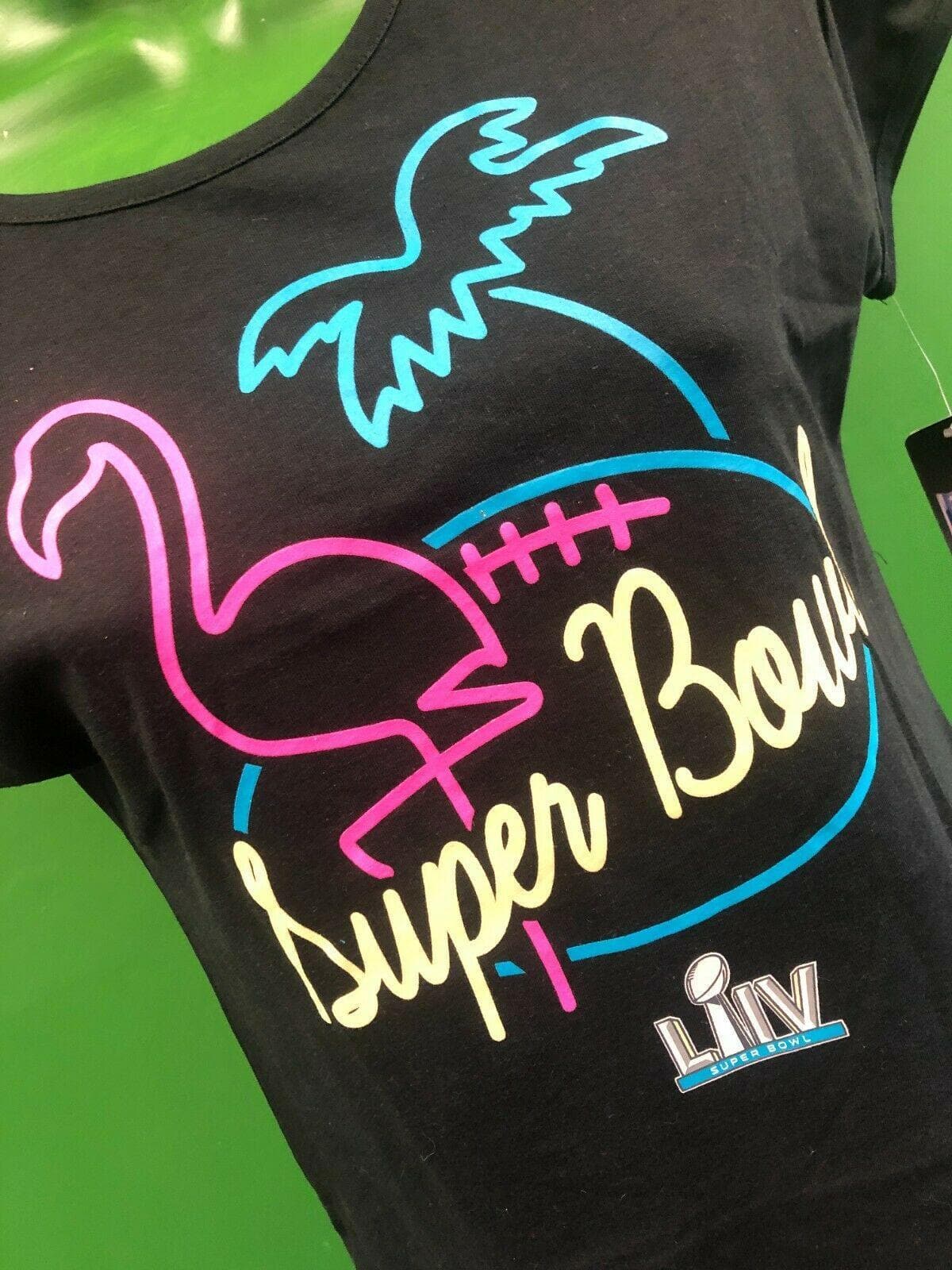 NFL Super Bowl LIV (54) Miami Black T-Shirt Girls' Medium 10-12 NWT