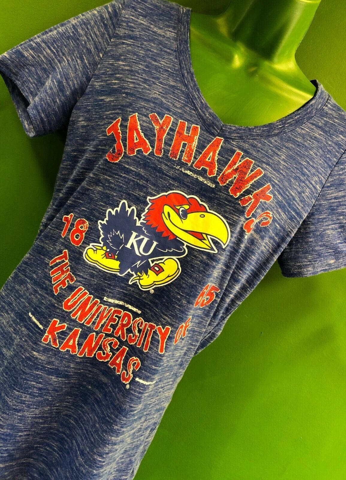 NCAA Kansas Jayhawks Tissue T-Shirt Women's Large