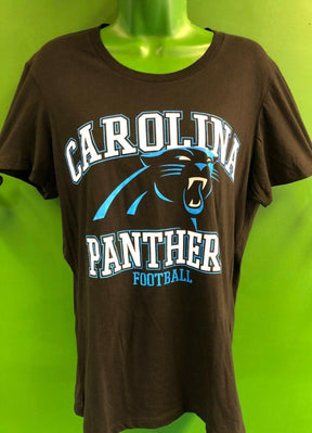 NFL Carolina Panthers Beautiful Black T-Shirt Women's XL NWT