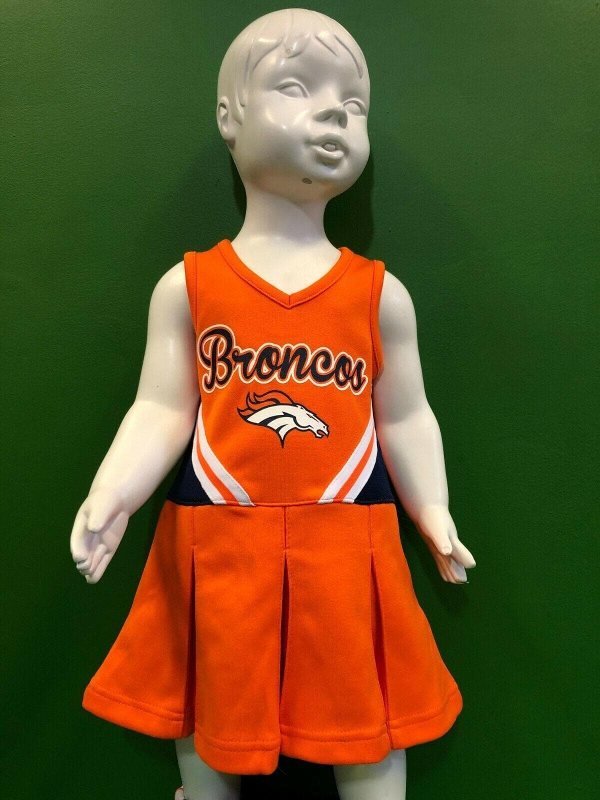 NFL Denver Broncos Cheerleader Dress So Cute! Toddler 18 months