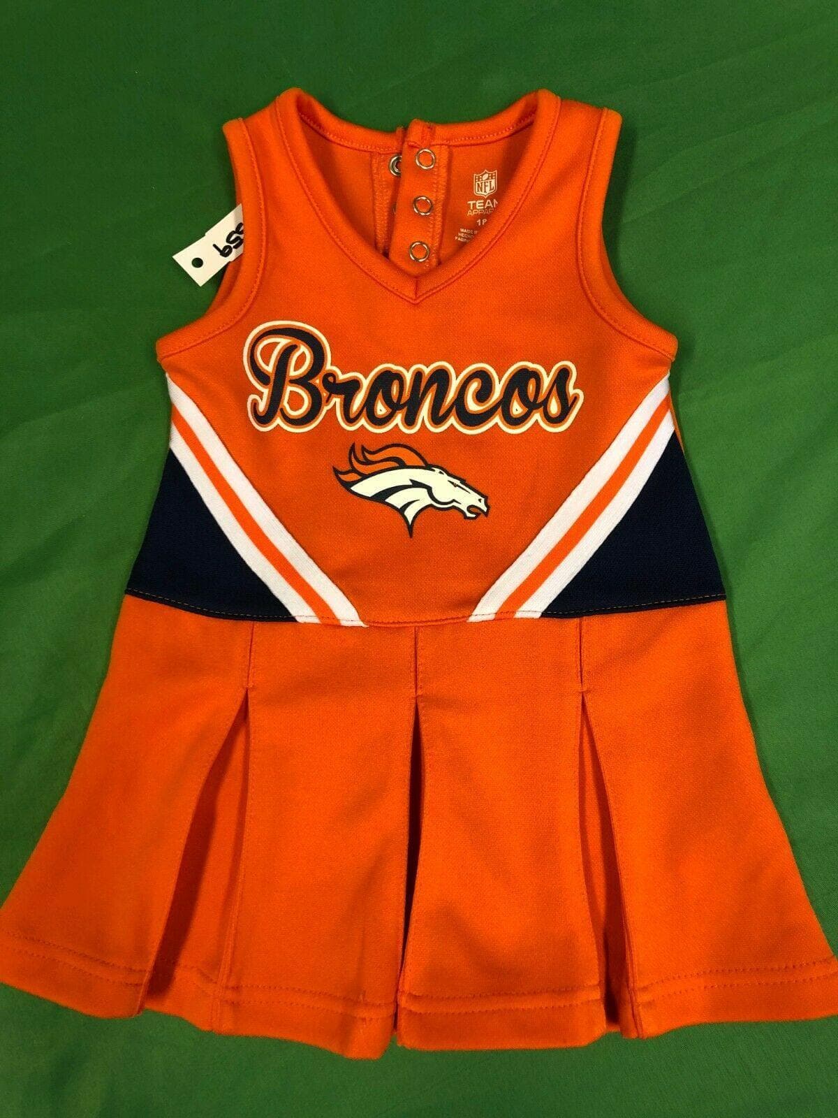 NFL Denver Broncos Cheerleader Dress So Cute! Toddler 18 months