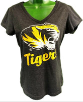NCAA Missouri Tigers V-Neck Large Logo Colosseum T-Shirt Women's Large