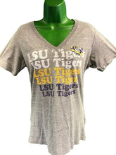 NCAA Louisiana State LSU Tigers Russell T-Shirt Grey Women's Large