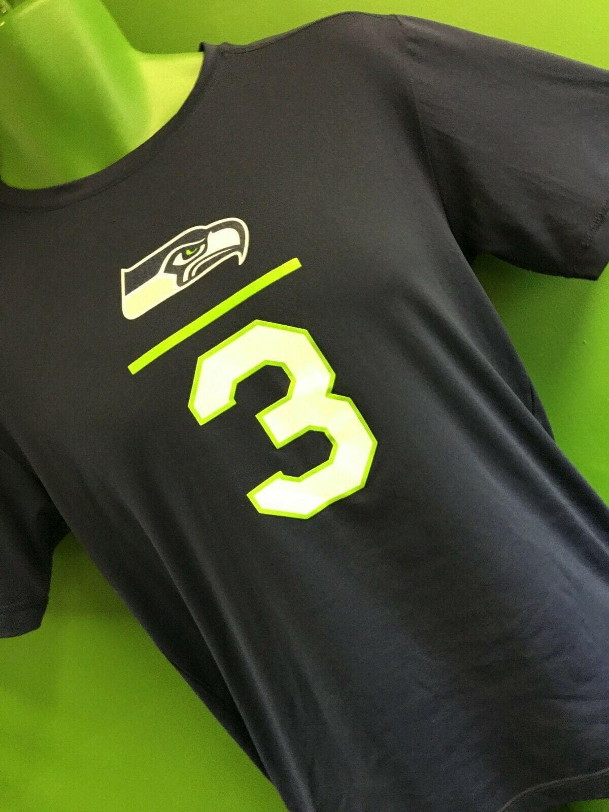 NFL Seattle Seahawks Wilson #3 Jersey-Style T-Shirt TX3 Cool Men's Small
